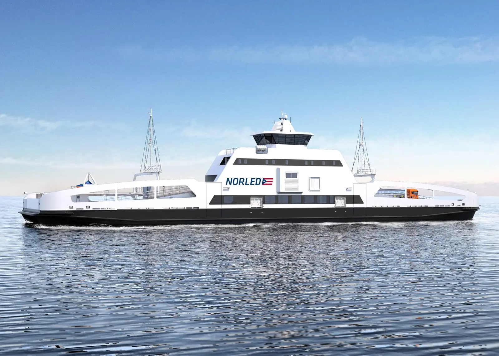 ‘Ampere’, the first purpose-built all-electric car ferry (photo: Norled)