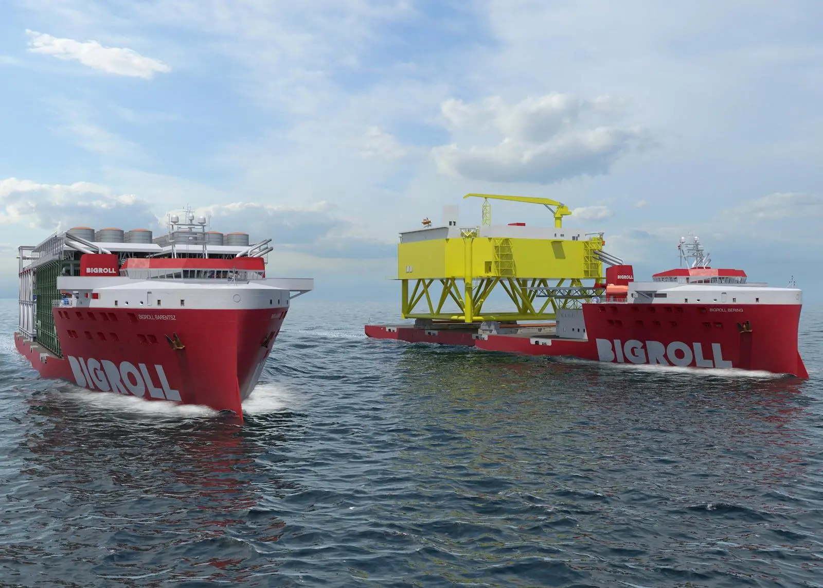 The first vessels to be fitted with Wärtsilä's VGP-2013 compliant propulsion package are four 173m BigRoll MC Class module carriers