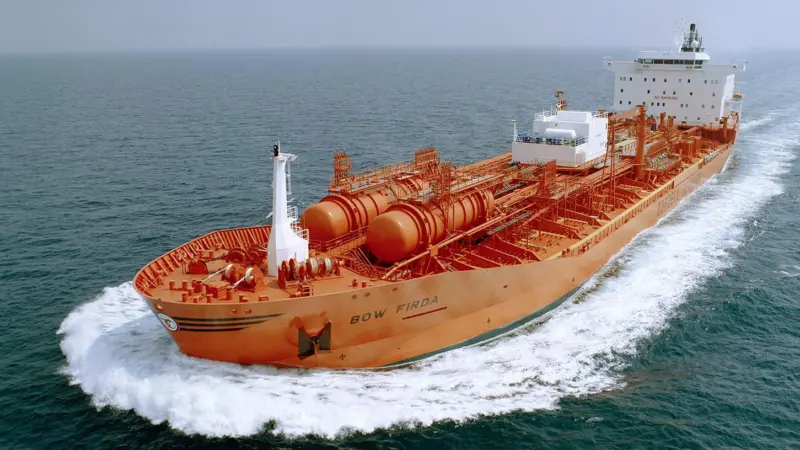 Odfjell's 'Bow Firda' is the first of eleven tankers set to receive Kappel blade, fairing cone and rudder bulb upgrades