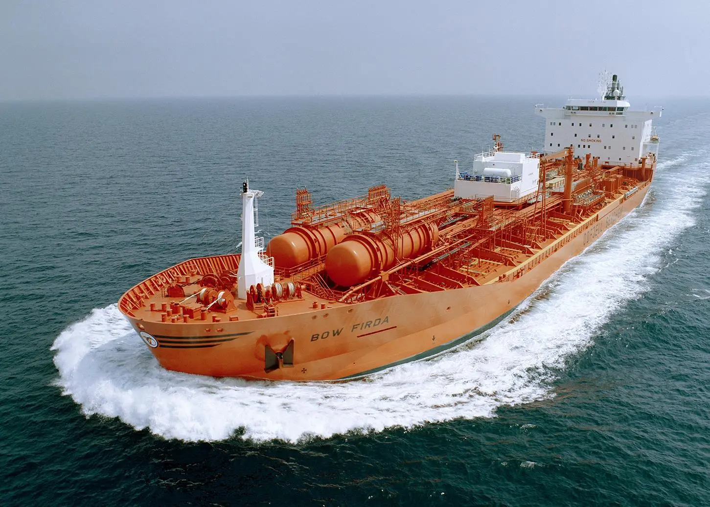 Odfjell's 'Bow Firda' is the first of eleven tankers set to receive Kappel blade, fairing cone and rudder bulb upgrades