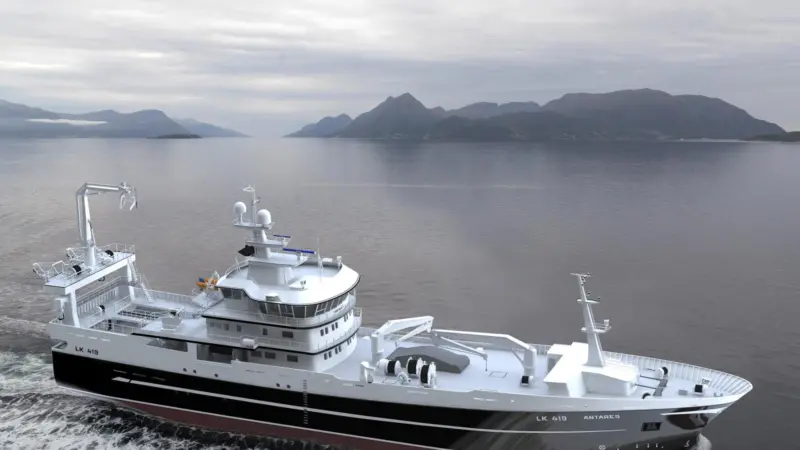 The new fishing vessel will feature an integrated Wärtsilä propulsion solution