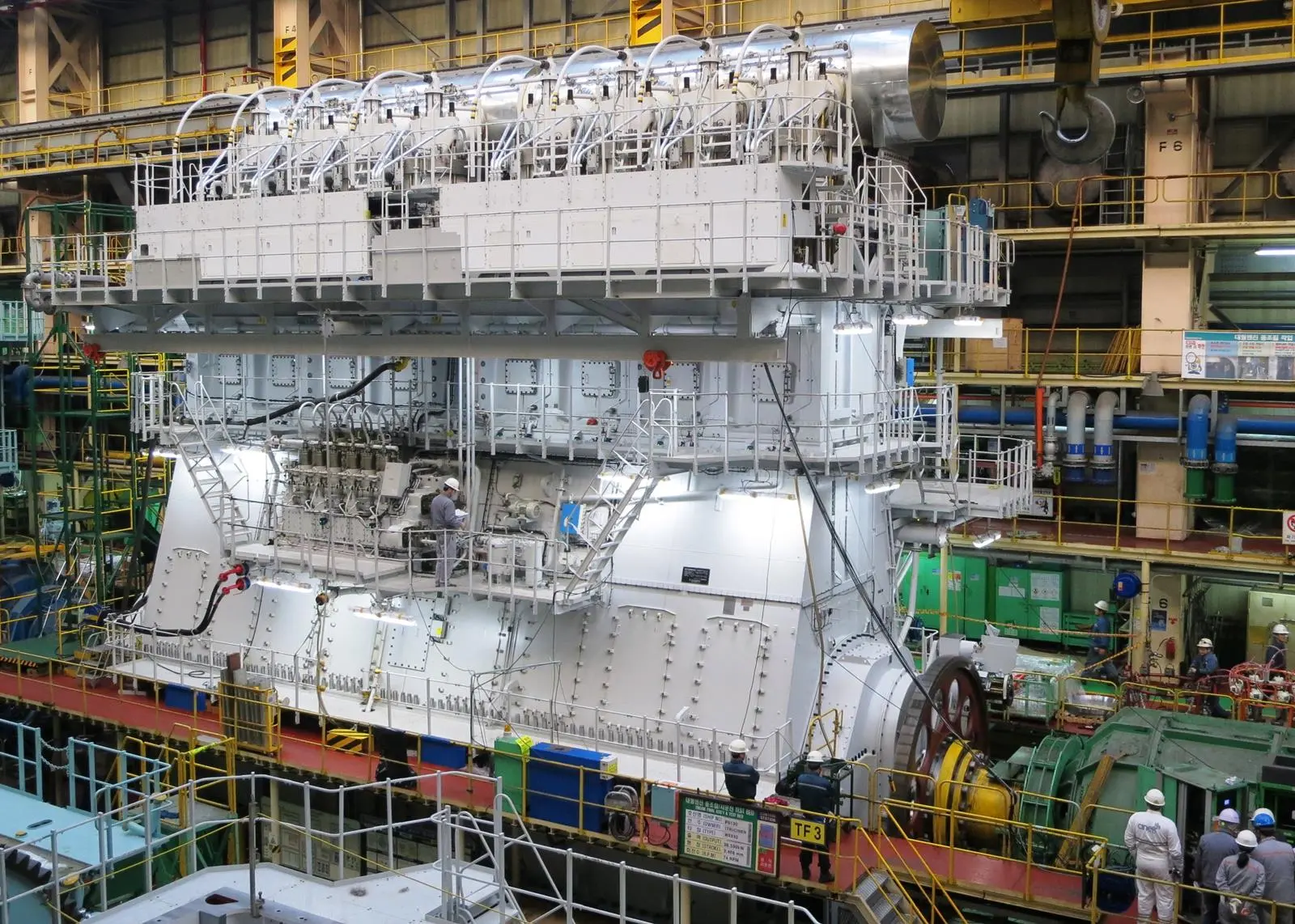 The X92 at factory acceptance testing in Ulsan earlier this year