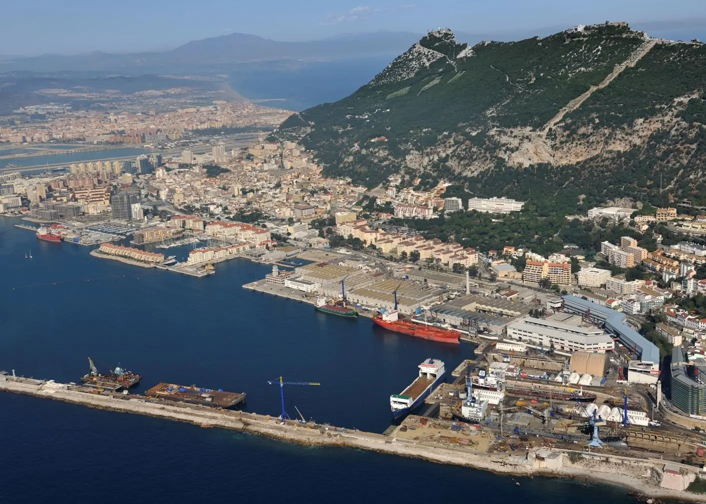 Gibdock's strategic location means German vessels can be docked at the yard without deviation