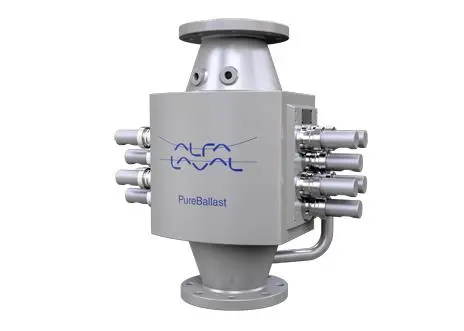 Alfa Laval's PureBallast is now available for smaller vessels with lower ballast water flow rates, including OSVs, as a result of its new reactor