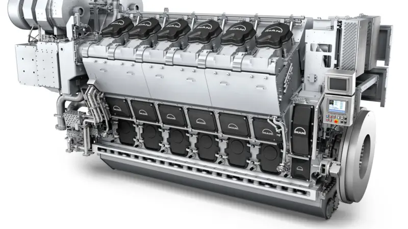 The newbuilding will be powered by a MAN 12V32/44CR main engine
