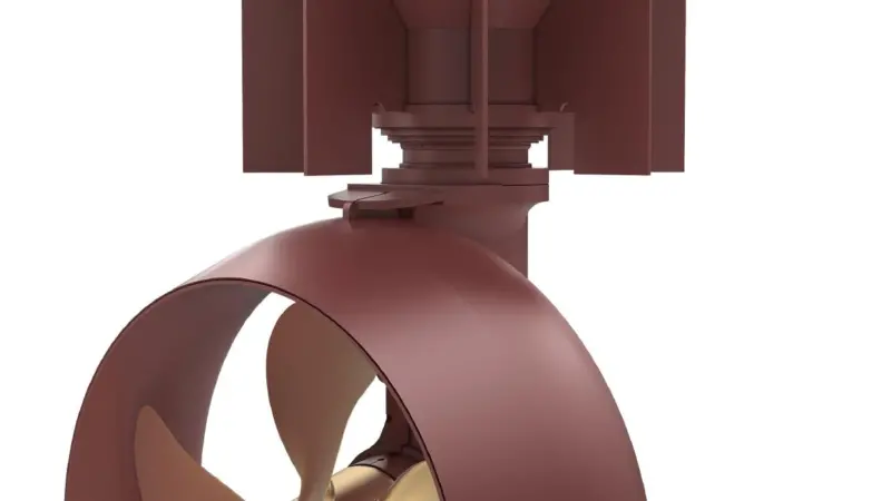 Azimuth thrusters provide thrust in any direction