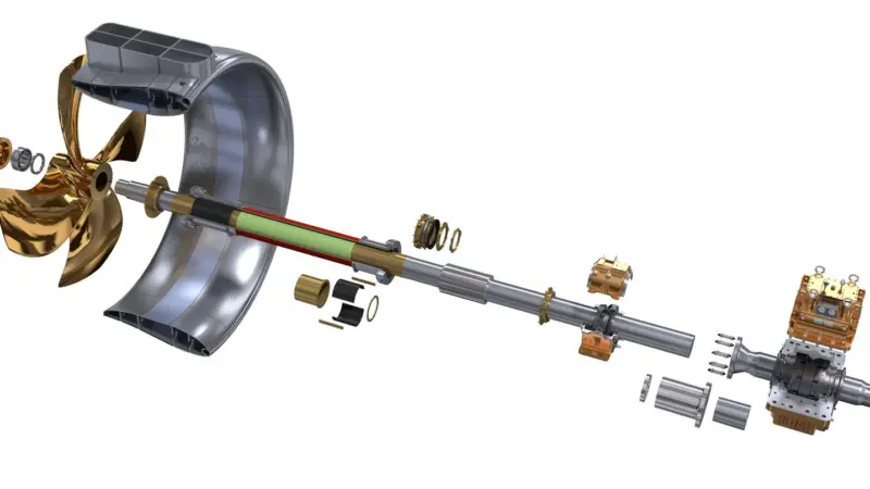 Two new notations from DNV GL offer potentially unlimited survey intervals for monitored water-lubricated tail shaft systems (photo courtesy of Wärtsilä)