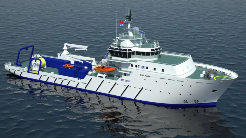 The IMT2001 research vessel will be classed by the Taiwanese Classification Society and powered by diesel-electric generators