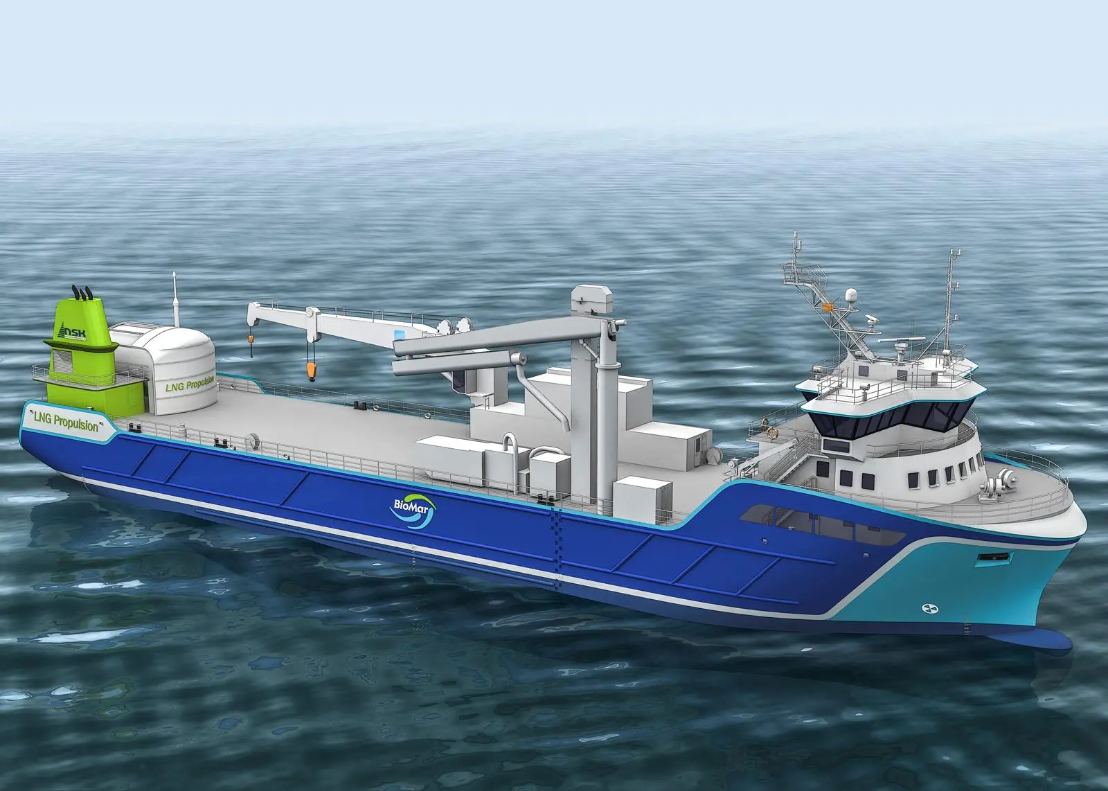 NSK Shipping's second LNG-fuelled feed carrier, propelled by a Bergen pure gas engine, will join the groundbreaking 'Høydal'