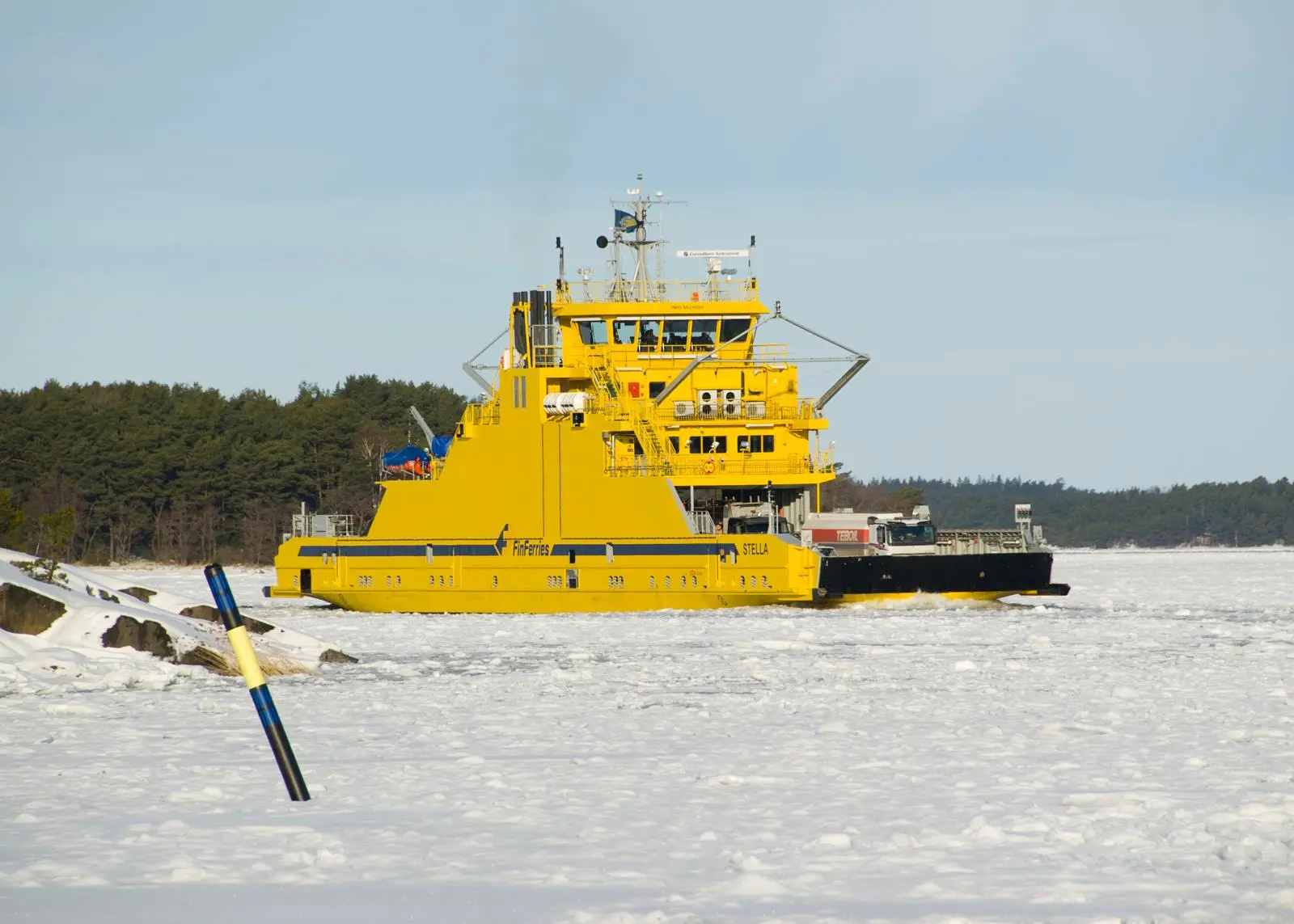 Harsh operating conditions for FinFerries 'Stella' will offer a robust trial of cutting-edge camera and radar technologies