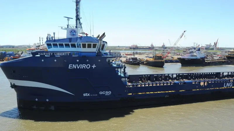 Shell has deployed its third OSV powered by LNG