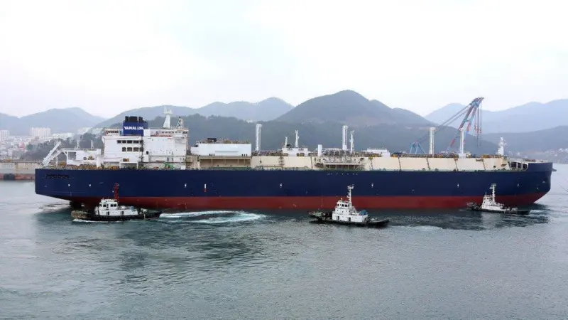 The Daewoo-built 'SCF Yamal', set to open a new chapter in Arctic shipping