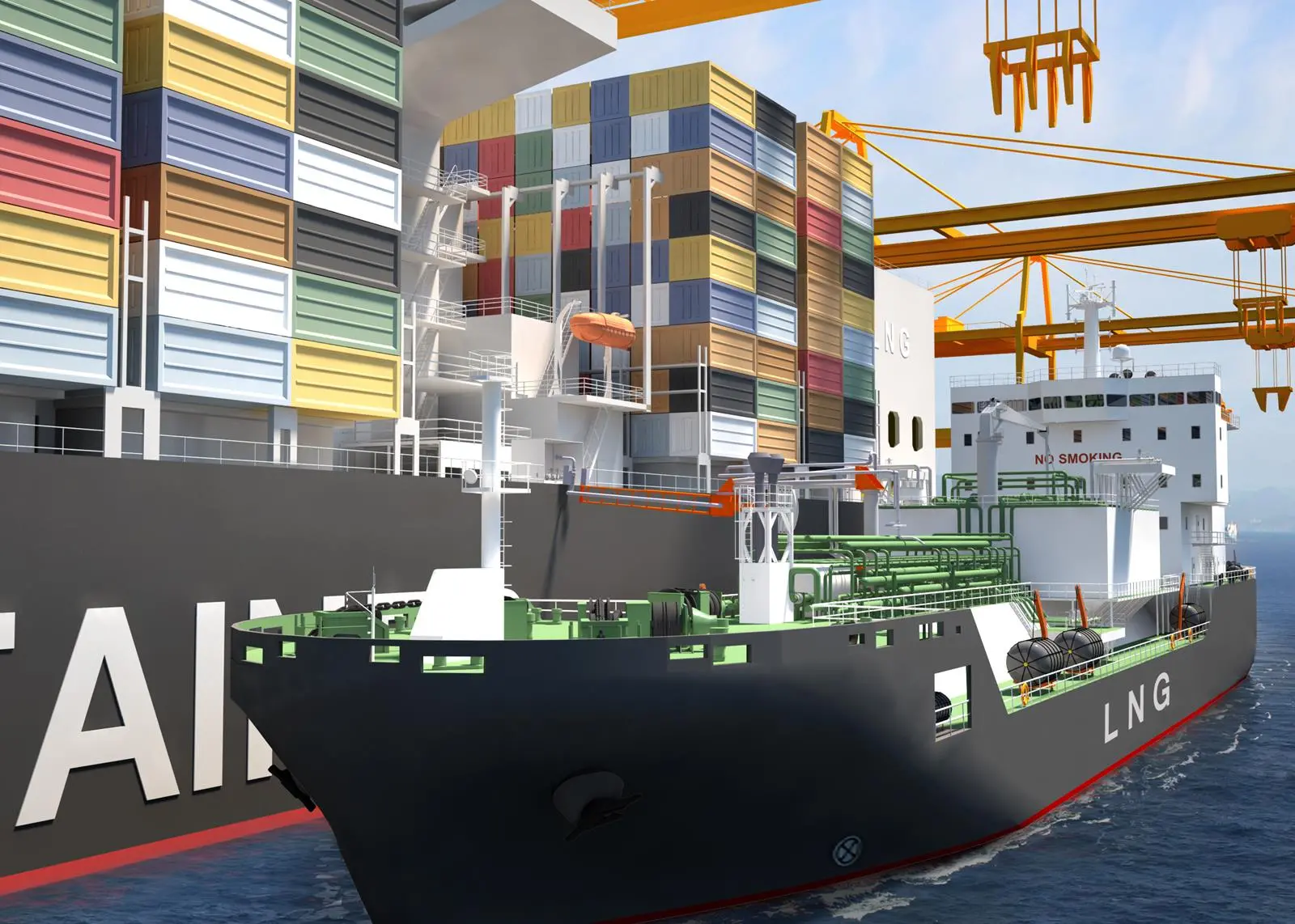 The Singapore venture with Keppel extends Shell's LNG bunkering business into Asia as plans for a bunker barge (pictured) for the Rotterdam GATE terminal proceed