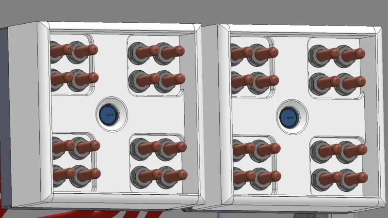 Mobimar’s connectors: the DC-current flows through these pins to the remotely operated counterpart onboard