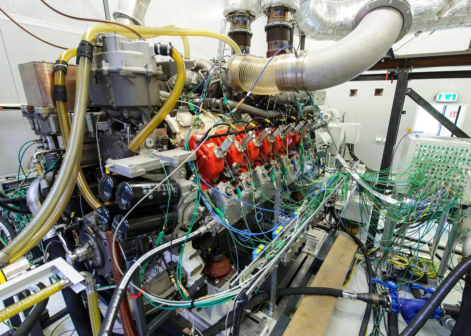 At the heart of MTU's new pure gas engine lies a control system, fed by in-cylinder pressure sensors, that can offer diesel-like performance