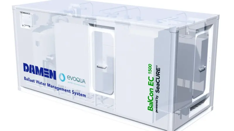 The Balcon 1500 BWMS, optimised for easy installation and maintenance, is ideal for tankers with limited space for systems