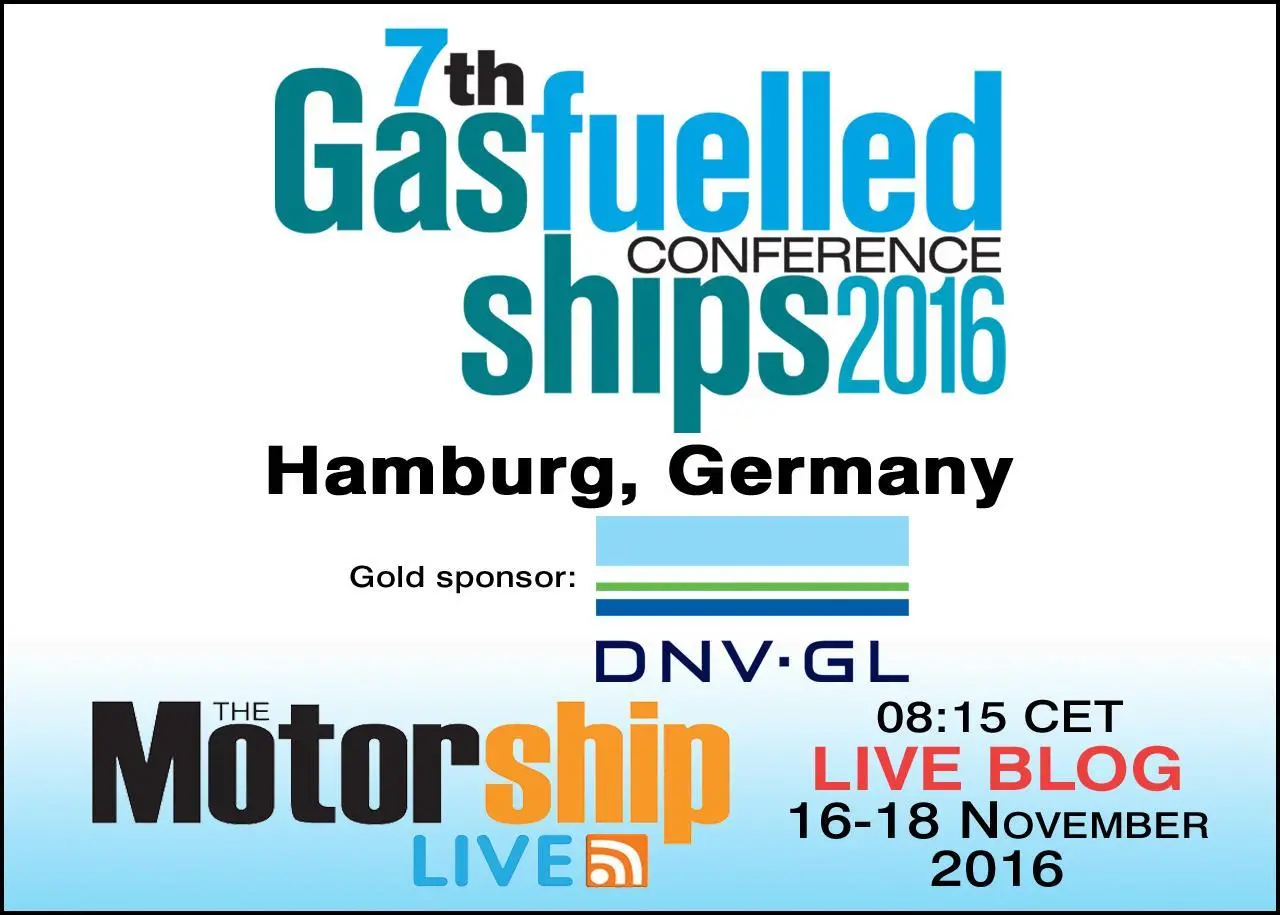 A live blog will transmit the best of Gas Fuelled Ships 2016 to a global web audience