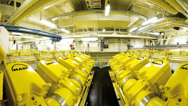 Common-rail MAN V48/60CR Tier-II compliant engines similar to those ordered by Costa Asia and P&O Cruises Australia