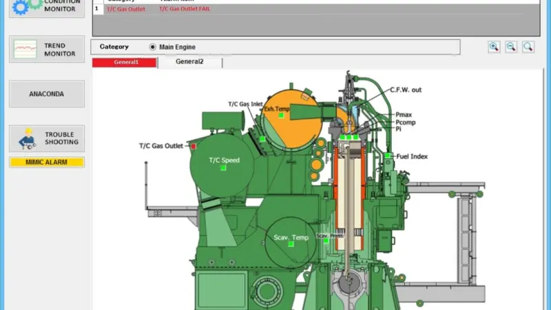 A new version of ClassNK's monitoring and diagnostics system is designed specificallly for Hitachi-built MAN B&W engines