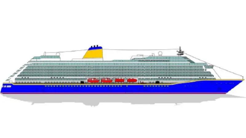 The new vessel to be built for Saga Cruises