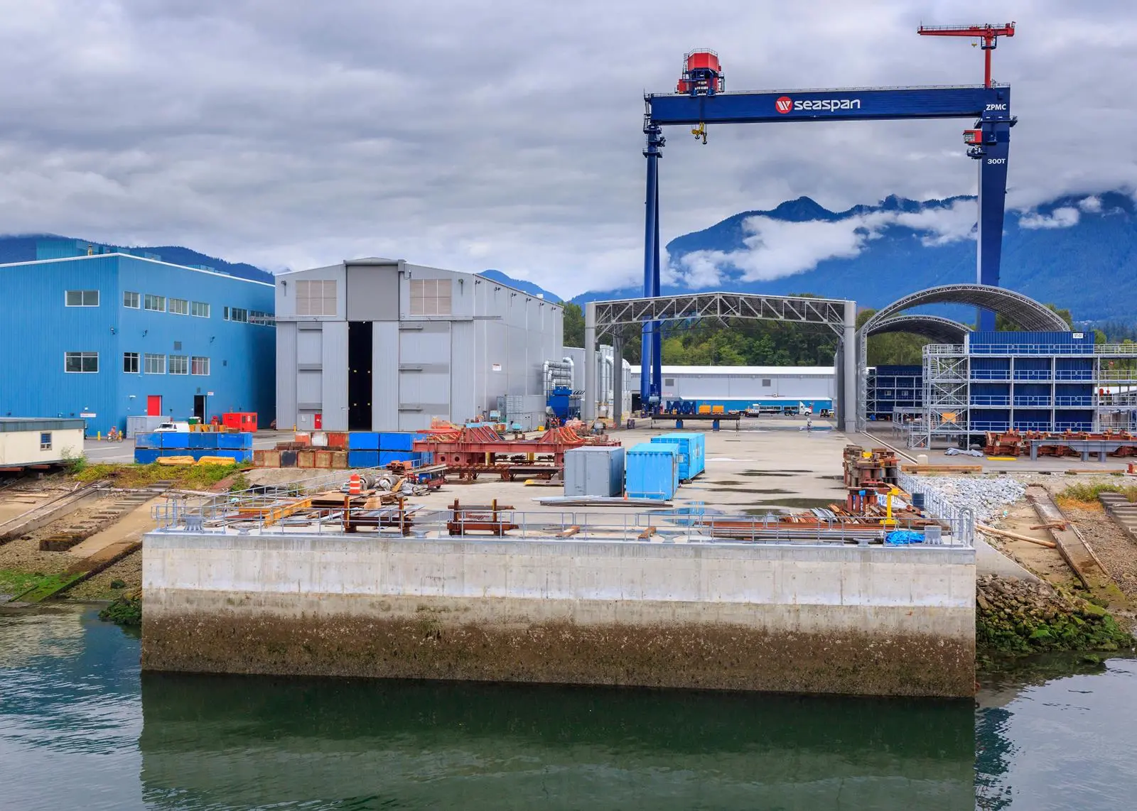 Vancouver Shipyards' 84m high gantry crane is a landmark of the site's renaissance since 2011