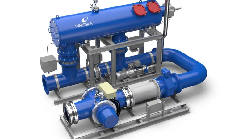 The Wärtsilä Aquarius UV system enables compliance with the BWM Convention