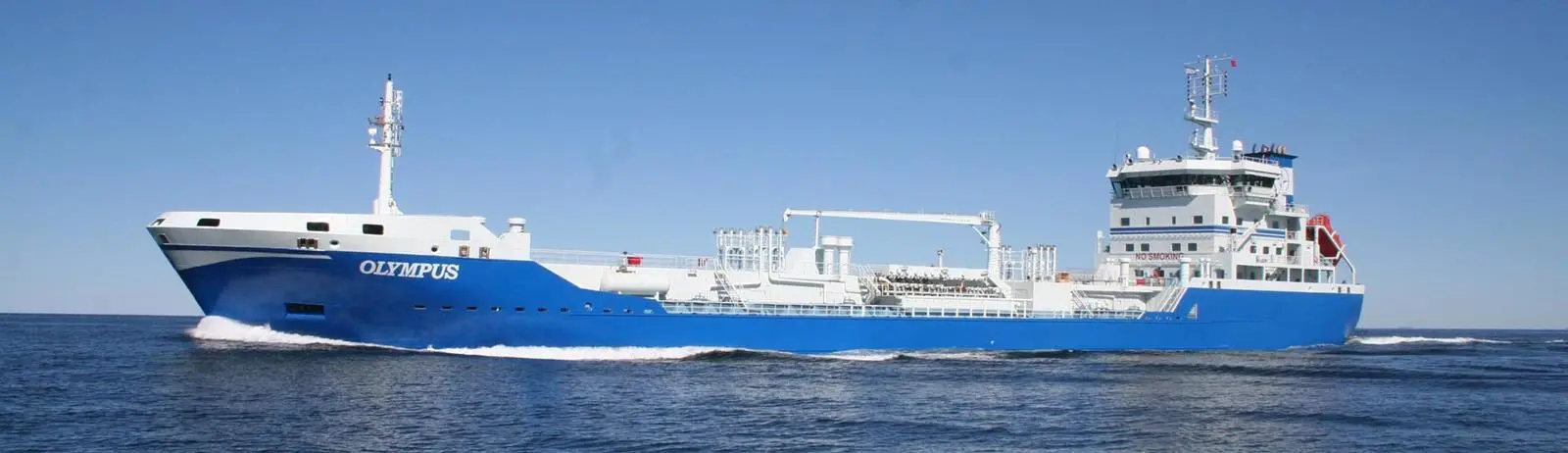 Sirius Shipping oil and chemical tanker 'Olympus' is one of two ships refitted with Høglund automation systems last year