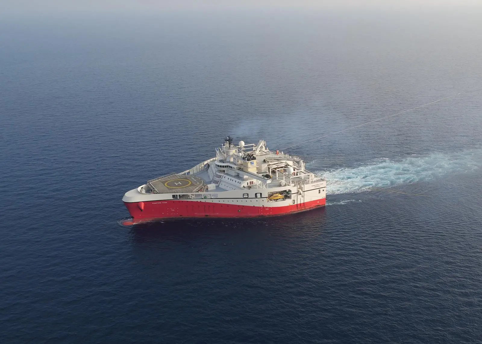 Ramform Titan is one of the 8 seismic vessels under the service agreement between Wärtsilä and PGS