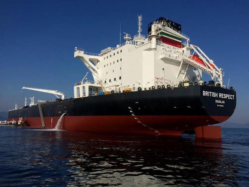 Series-opener: The first of the STX-built aframax class, ‘British Respect’