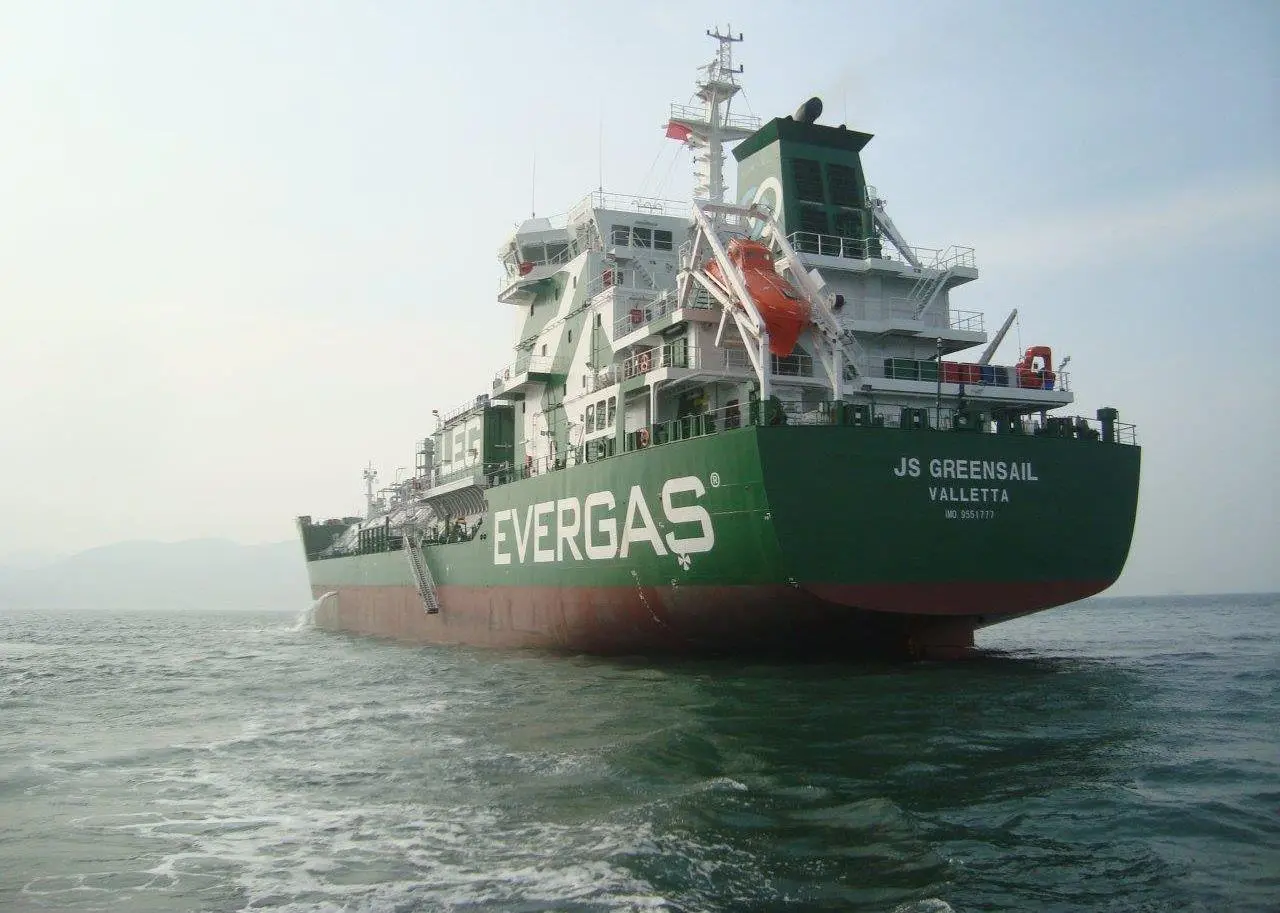 The BOB system will be installed on the EverGas Gas Carrier ‘JS Greensail’
