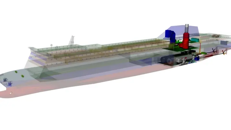 The ship is designed to ensure both economic benefits and environmental performances