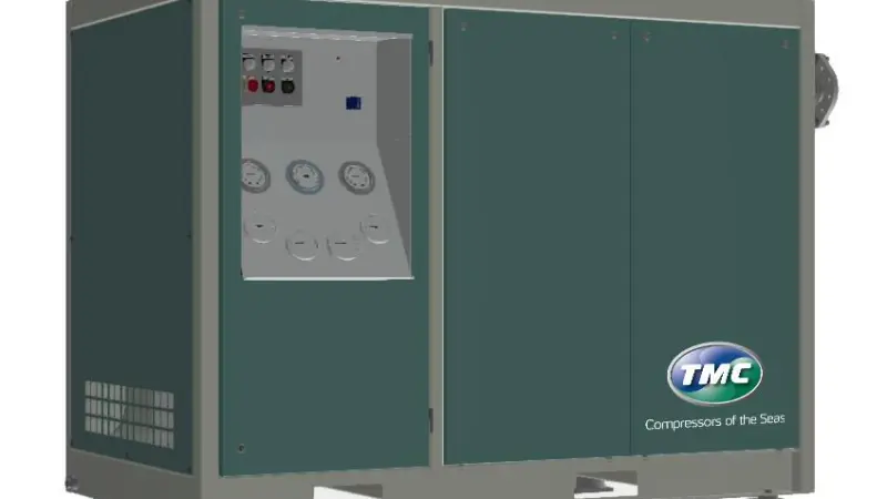 TMC's new boil-off gas compressor is said to enable operators of gas-fuelled ships to optimiise their fuel efficiency