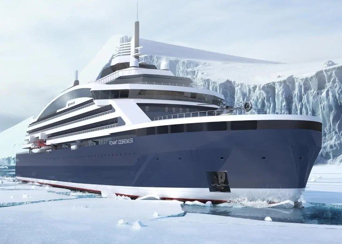 The icebreaking ship will feature LNG-electric propulsion suppoorted by 'high capacity' batteries
