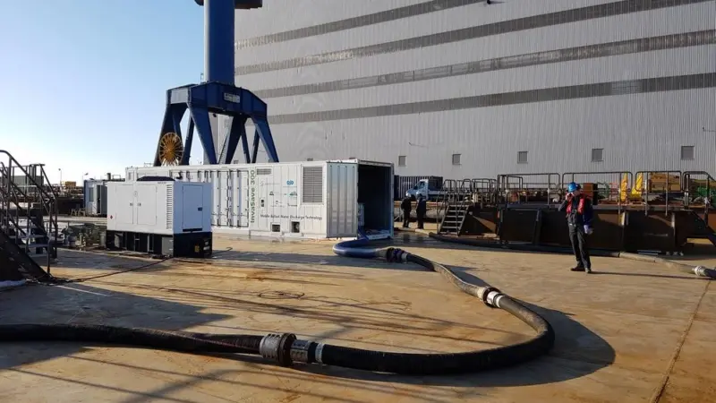Damen is looking to build up a reliable worldwide ballast water service network with InvaSave