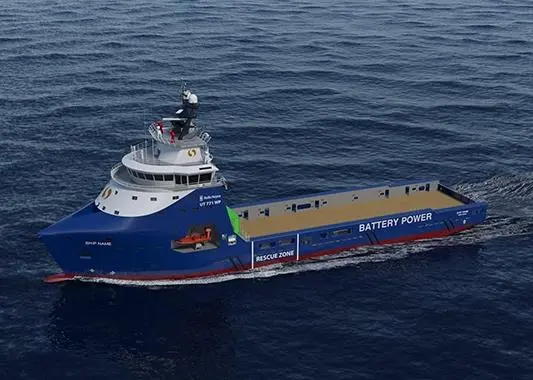 The vessels are of Rolls-Royce UT 771 WP design with the characteristic Wave Piercing bow