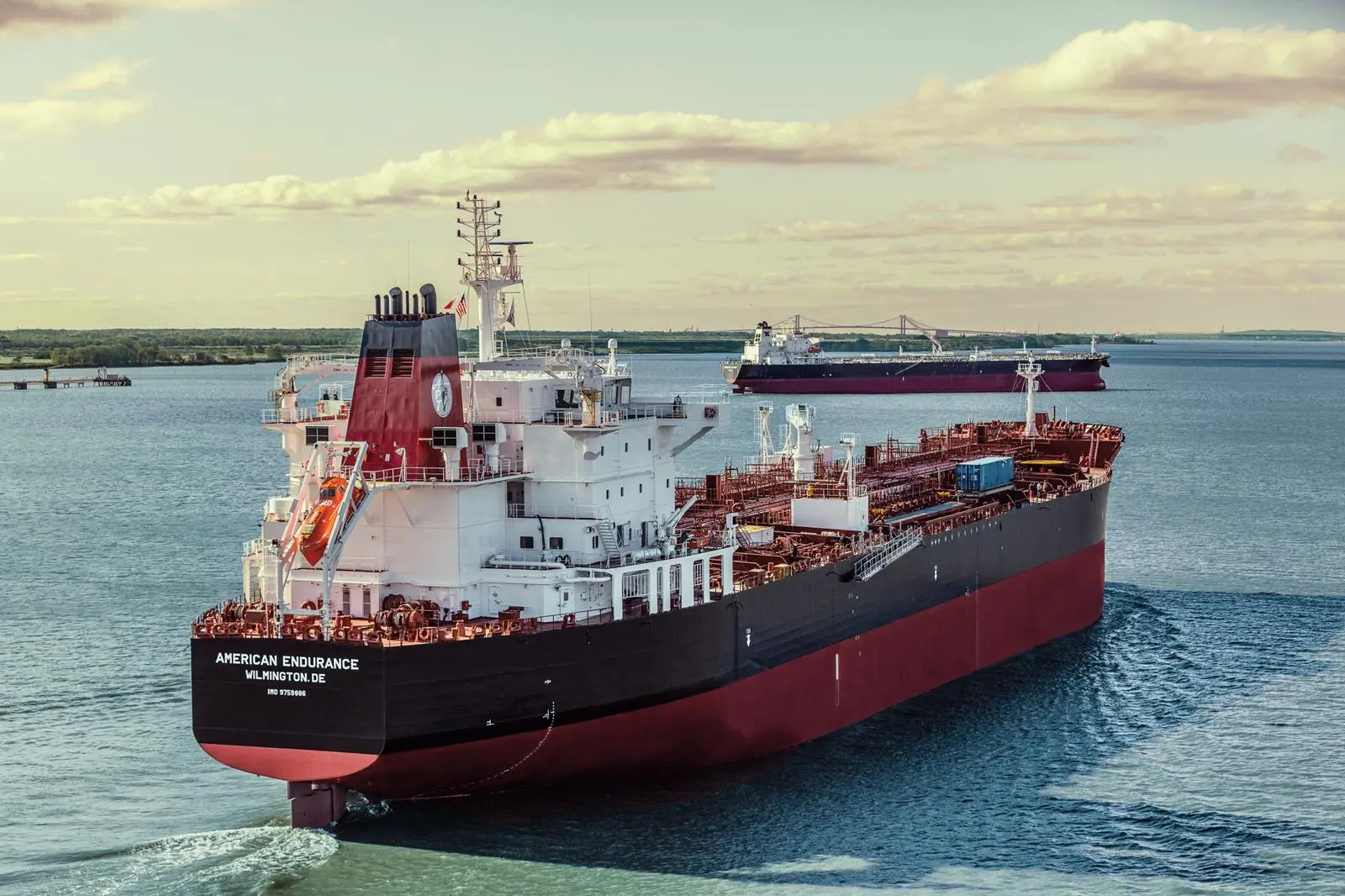 'American Endurance' led Kinder Morgan’s series of Philadelphia-built 50,000dwt product carriers (credit: Philly Shipyard)