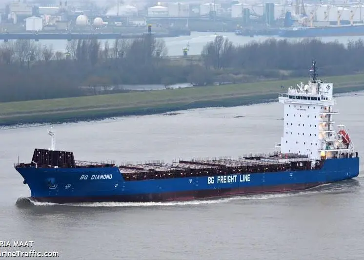 A comprehensive mix of boxes can be carried by the 1,004 teu ‘BG Diamond’ (photo: MarineTraffic/Ria Maat)