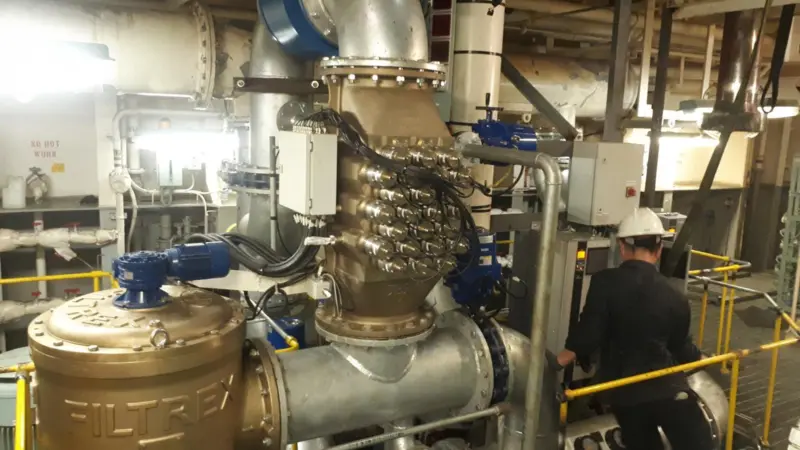 DESMI's CompactClean system does not need a special US operation mode to meet the USCG requirements in US territory
