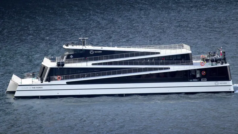 Twin electric motors and an innovative charging system power a pioneering approach to fjord tourism