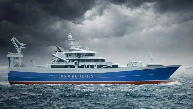 Pioneering purse seiner: Liegruppen has invested in a LNG propulsion and fuel system supplied by MAN for its new vessel