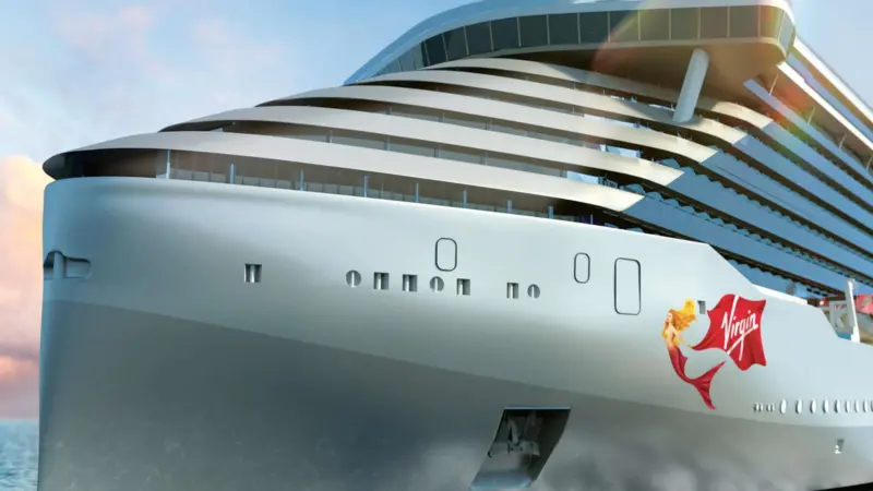 A diesel-electric configuration with four engines and two Azipod units will deliver 32MW of propulsion power on Virgin Voyages' newbuilds
