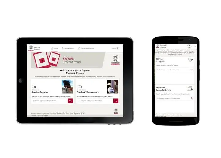 Approval Explorer allows all maritime stakeholders to identify, locate and contact Bureau Veritas approved service suppliers