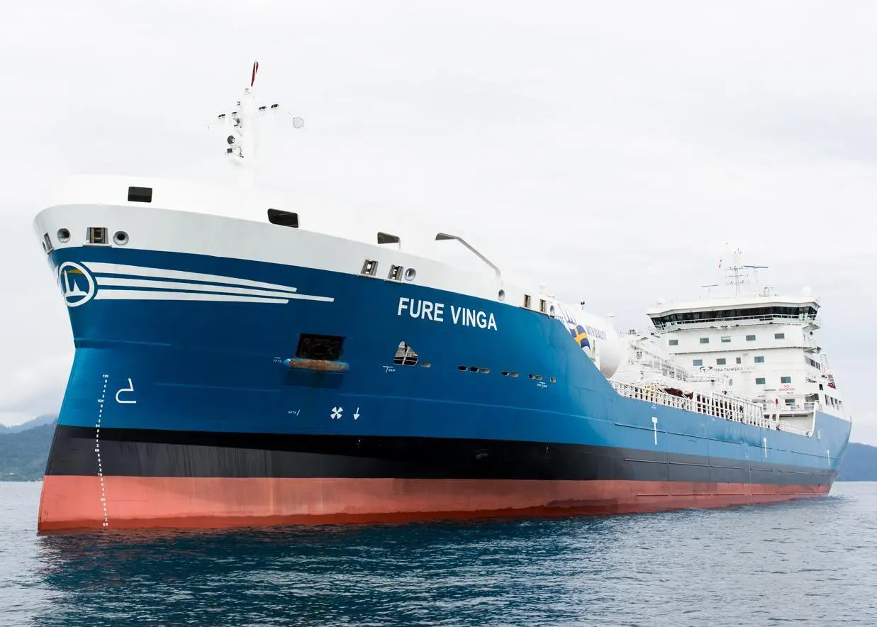 Landmark liquefied biogas bunkering for 'Fure Vinga' using Skangas' Gothenburg LNG facility
