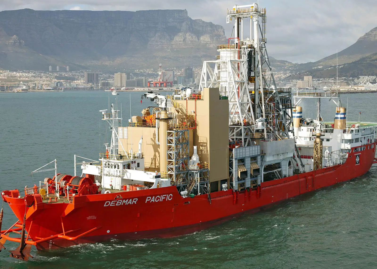 The mining vessel ‘Debmar Pacific’ will be outfitted with new Wärtsilä gensets Photo: Wärtsilä