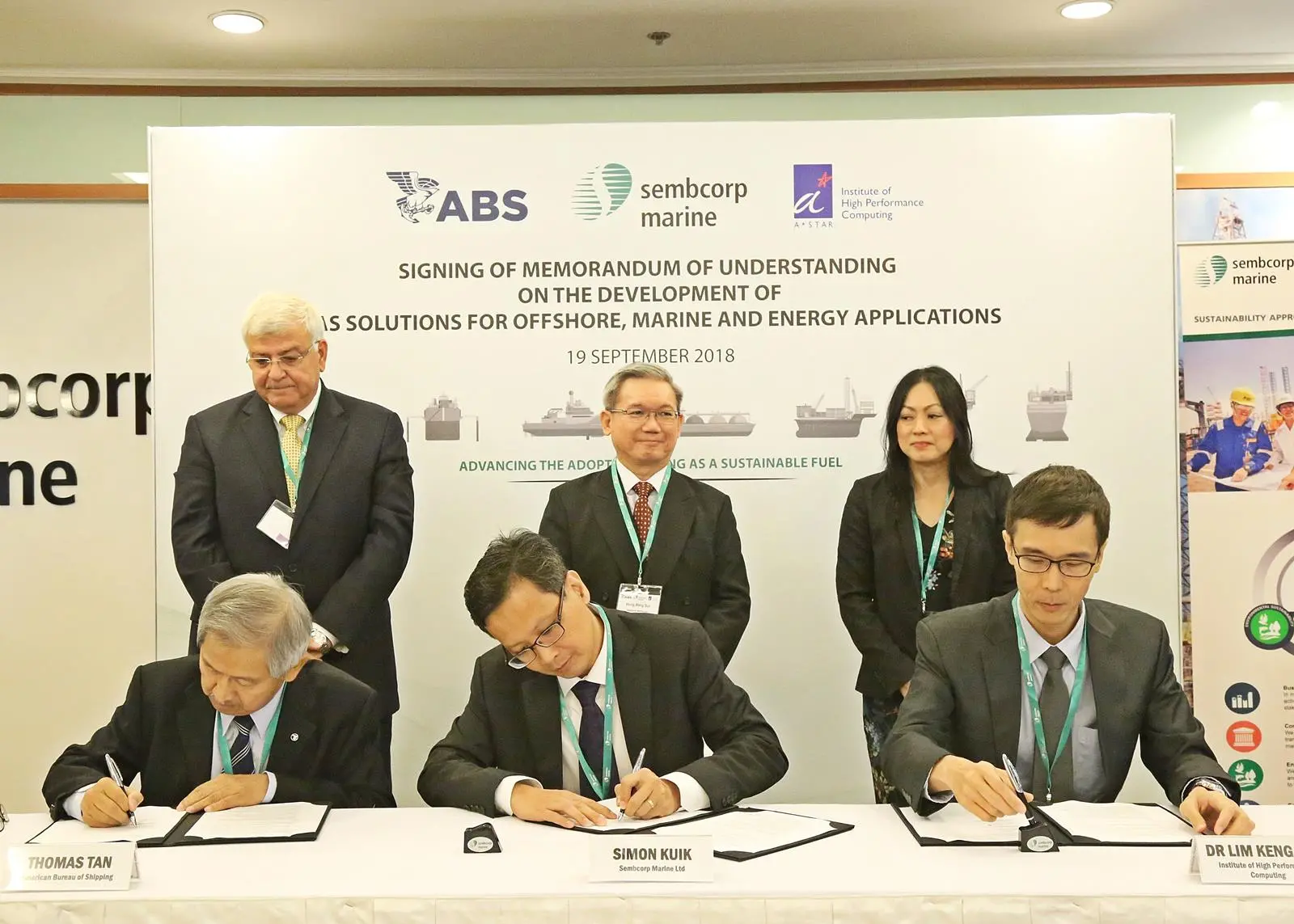 The technology partners have signed a MoU which includes the development of market-ready LNG solutions Photo: ABS