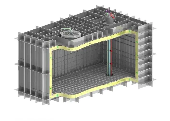 The LNG brick is a cryogenic storage solution Photo: GTT