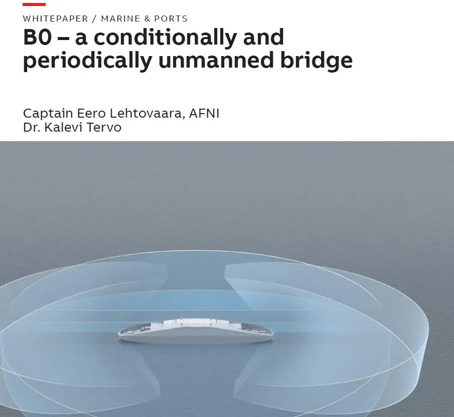 B0 – a conditionally and periodically unmanned bridge