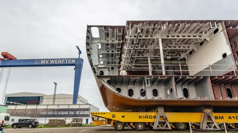 Global Class section at MVW Rostock-Warnemunde (credit: MV Werften)