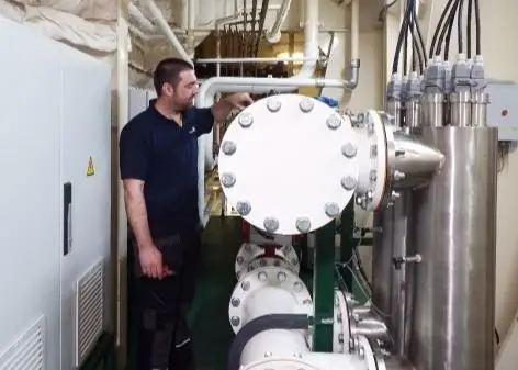 The Evac Evolution ballast water management system