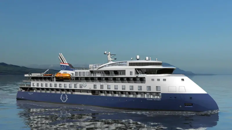 'Ocean Victory' is the third in series of INFINITY-class series of expedition cruise vessel designed by Ulstein for SunStone Ships Photo: Ulstein